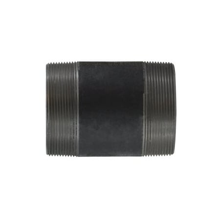 Pipe Nipple, 6 Nominal, NPT End Style, 6 Length, SCH 80 Schedule, 200 To 150 Deg F, Seamless Meth